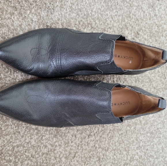 Lucky Brand Joelle Western Bootie Black size 10 - Picture 7 of 10